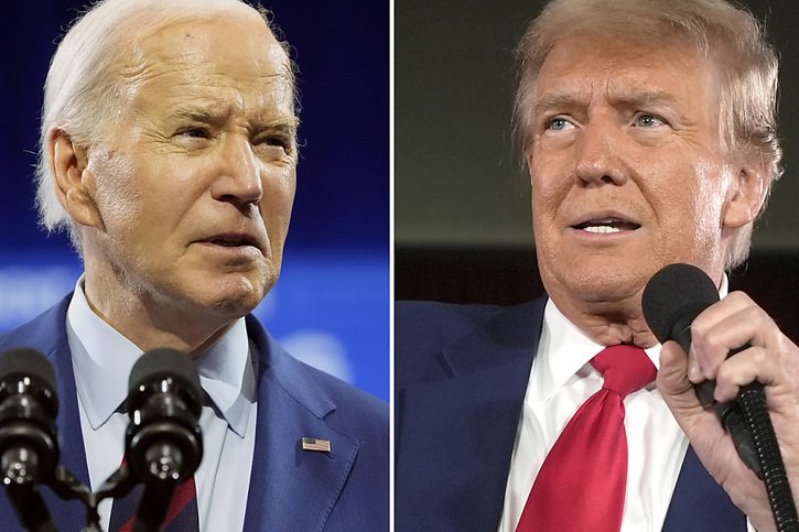 Joe Biden et Donald Trump se sont invectivés devant leurs partisans en Géorgie et au Texas (archives). © KEYSTONE/AP/Alex Brandon