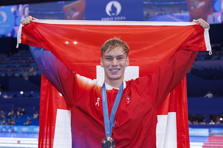 Mityukov a cueilli la seule médaille suisse en ce 1er août © KEYSTONE/PATRICK B. KRAEMER