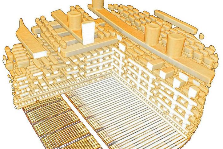 Les chercheurs du PSI ont réussi obtenir une image en 3D d'une puce d'ordinateur grâce à une nouvelle méthode de ptychographie qu'ils ont développée. La résolution est de 4 millionièmes de millimètre, un record. © Institut Paul Scherrer/Tomas Aidukas